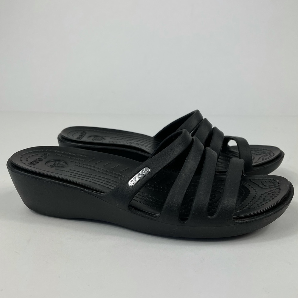 SOLD CROCS Rhonda Wedge Sandals Size 8